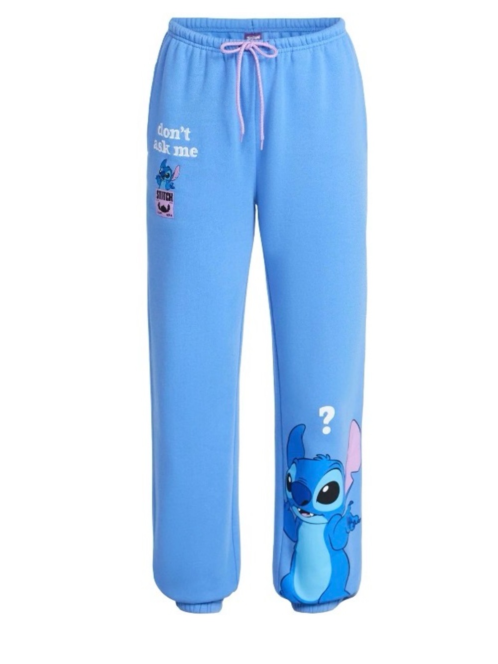 Disney Blue Stitch Graphic Jogger Pants